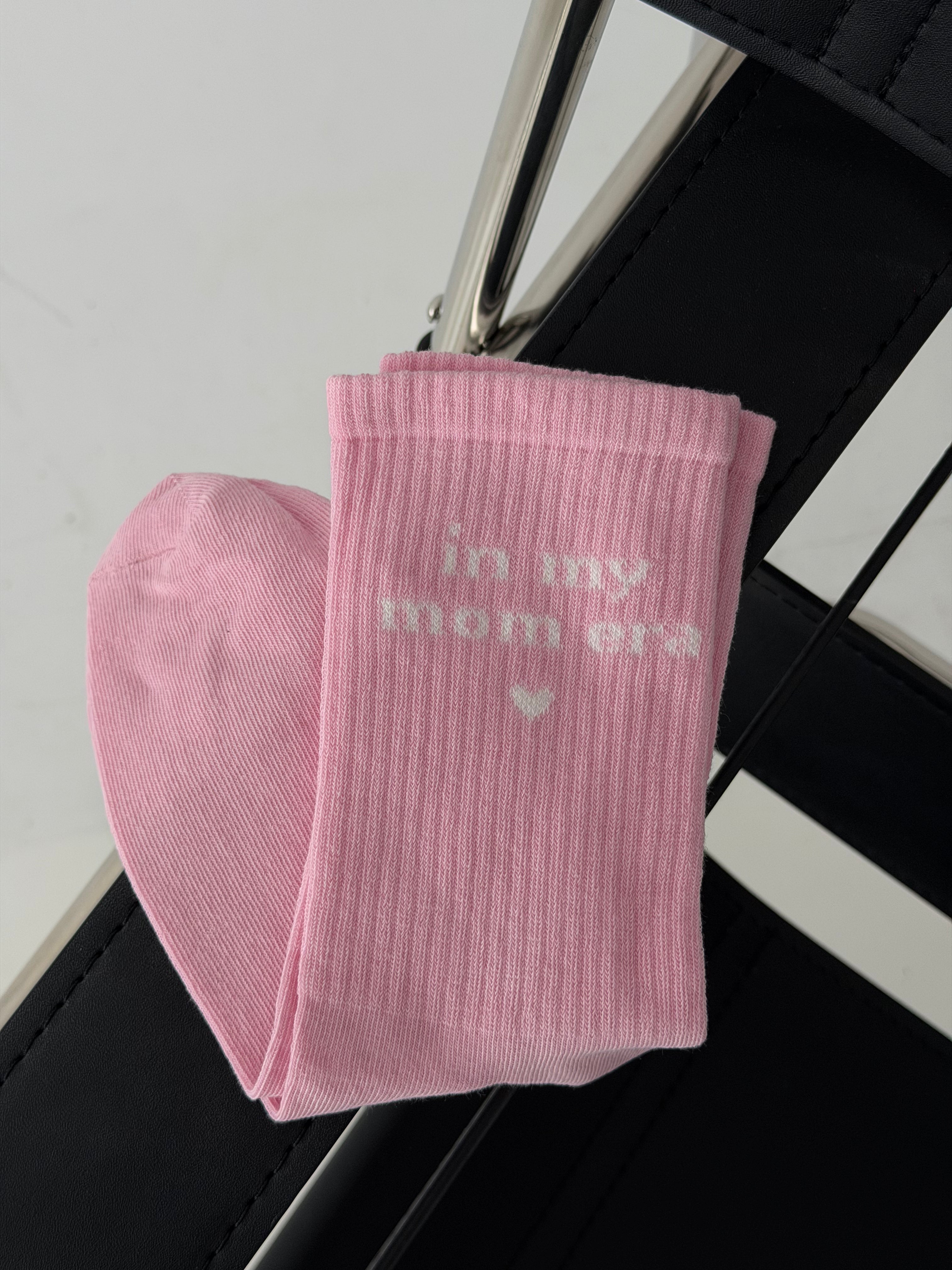 Skarpetki Mom Era All Pink One Size