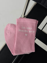 Skarpetki Mom Era All Pink One Size