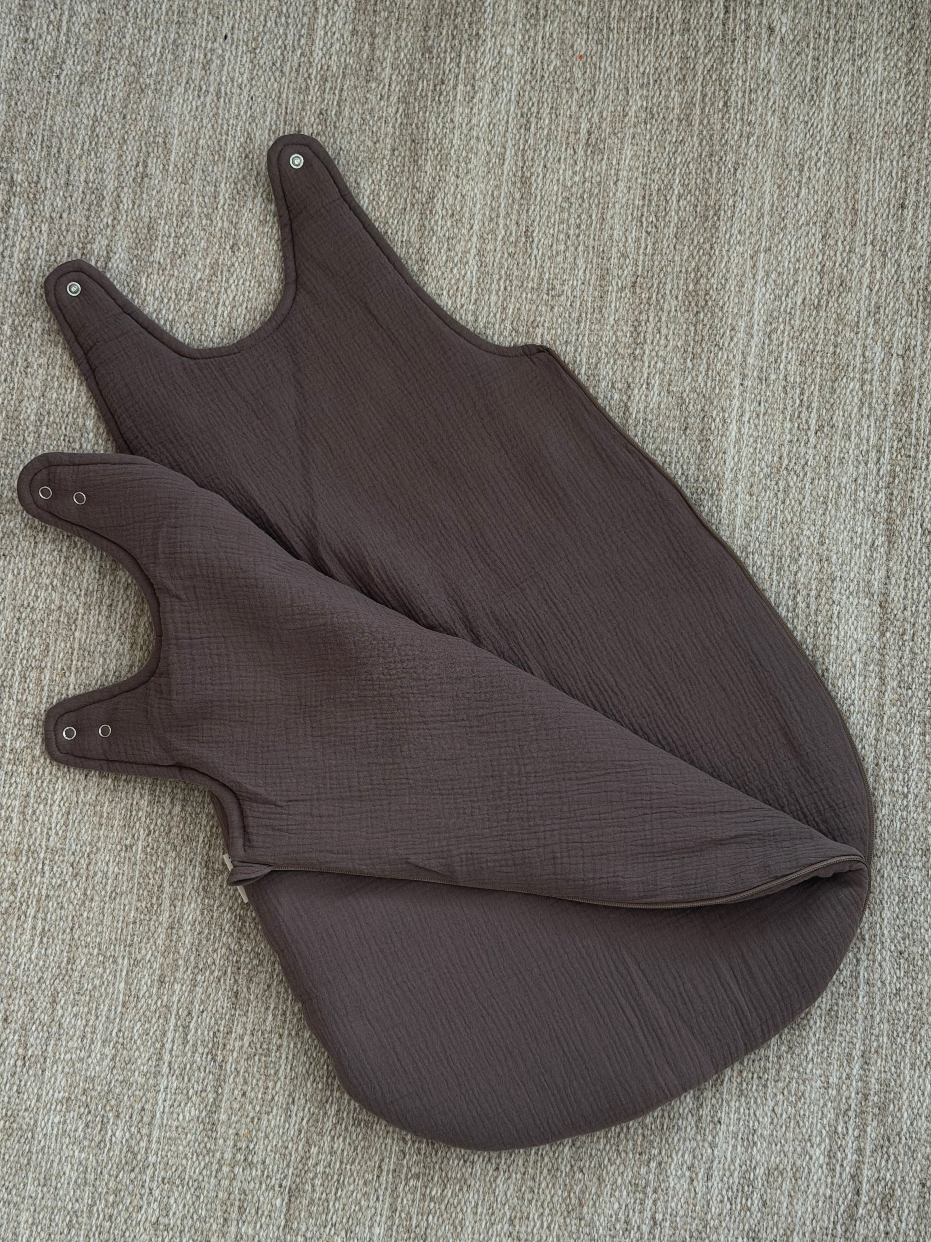 Muślinowy śpiworek - Chocolate