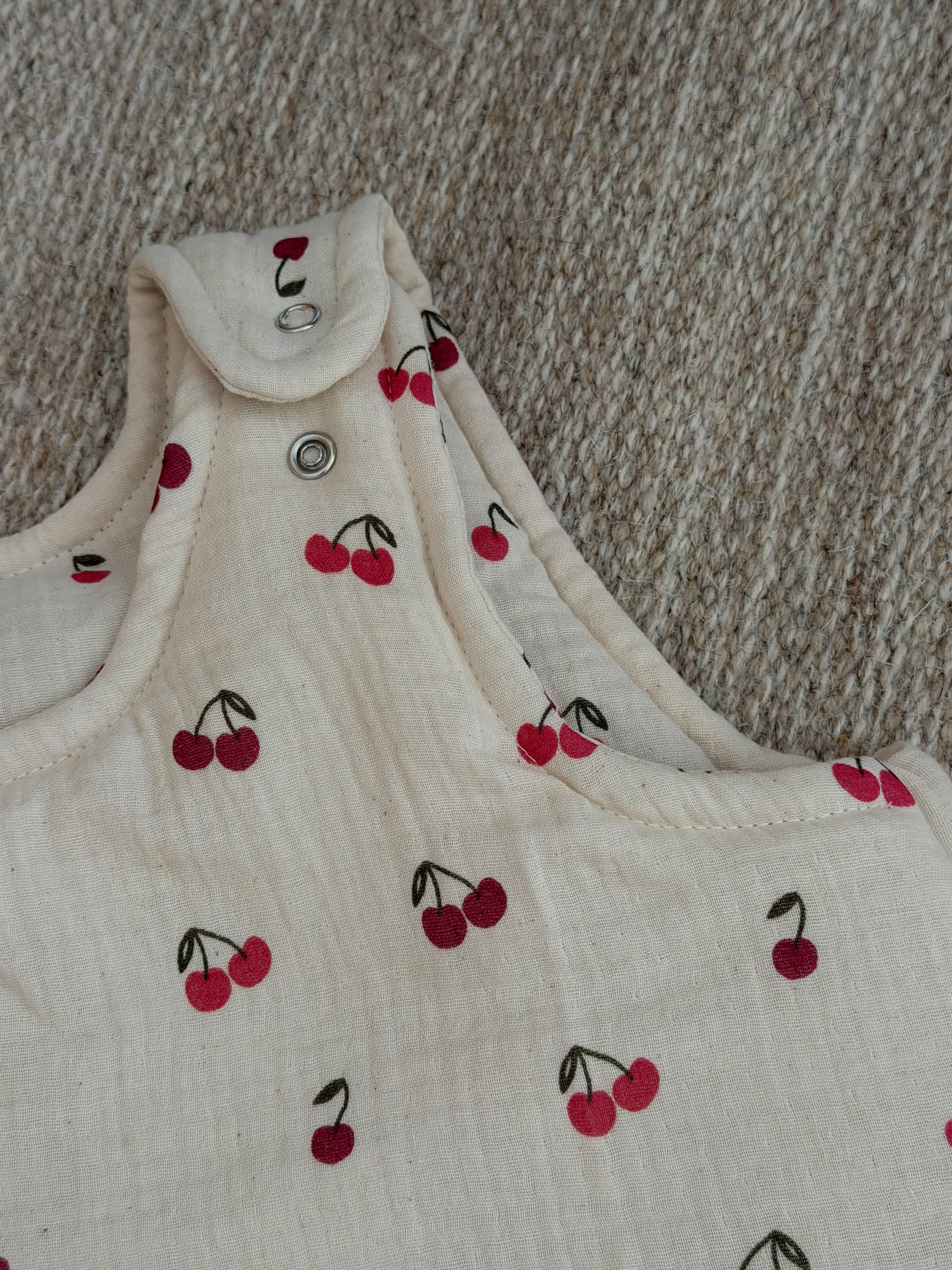 Muślinowy śpiworek - Cherries