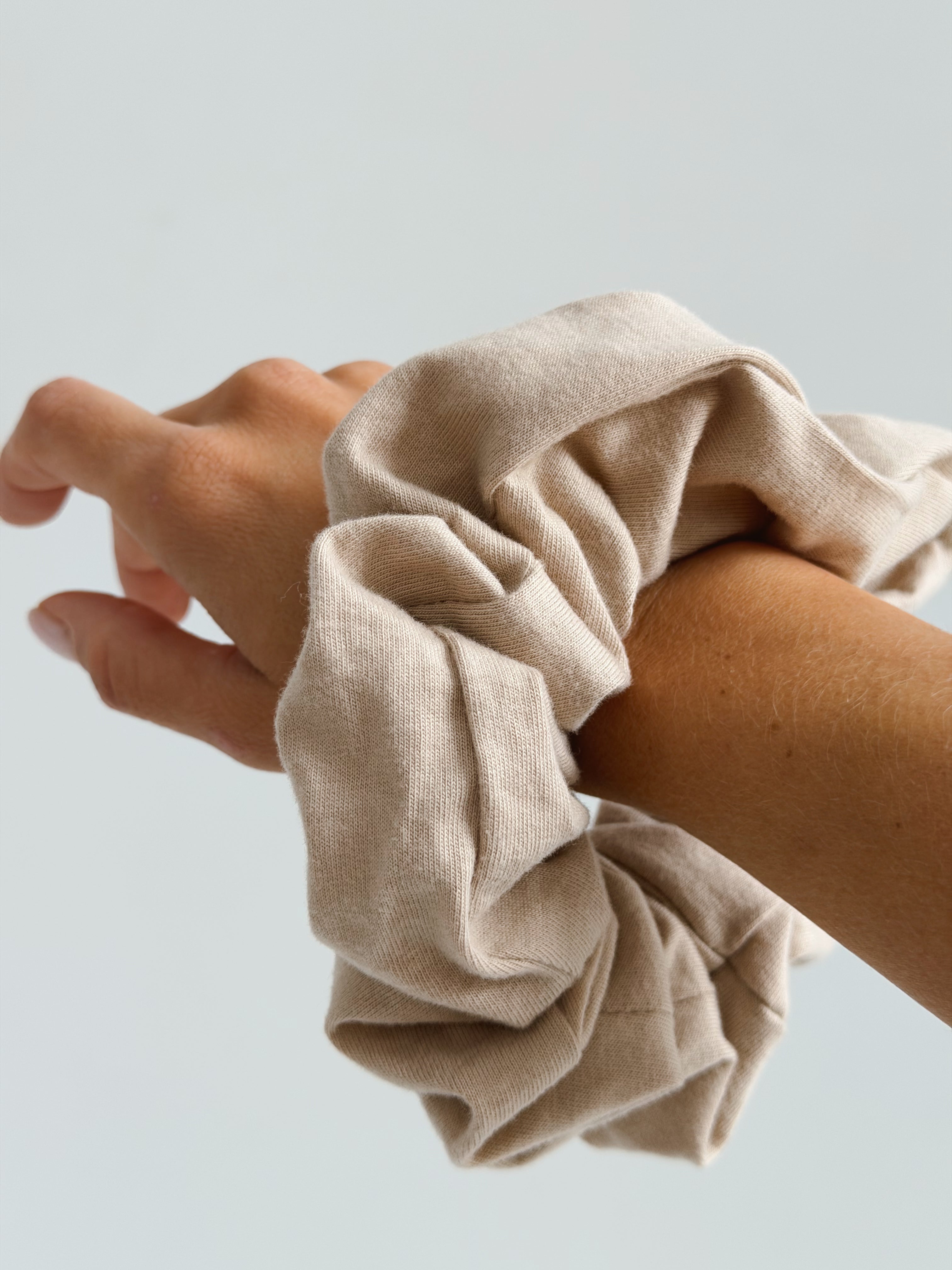 Bawełniana gumka Beige