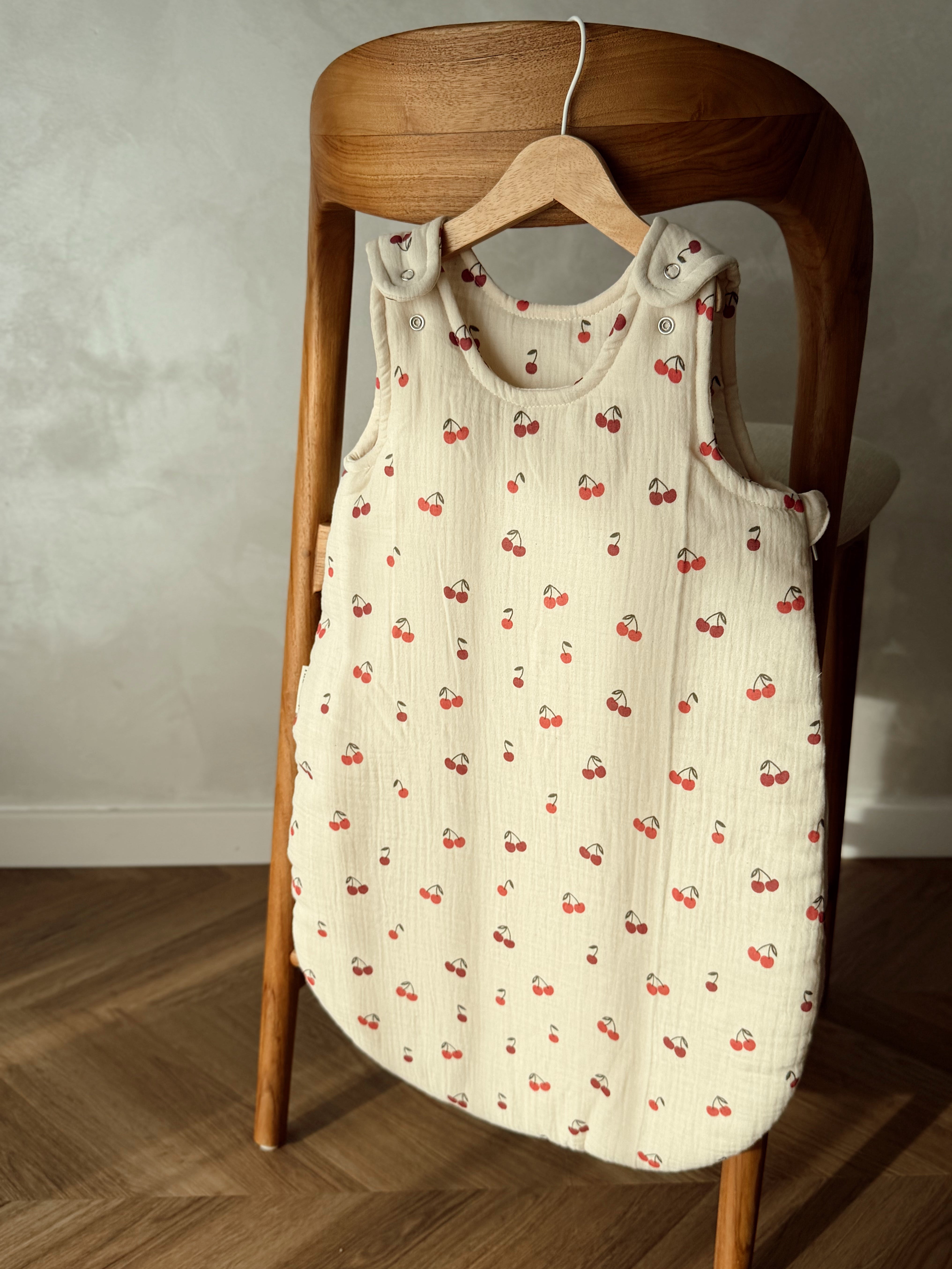 Muślinowy śpiworek - Cherries