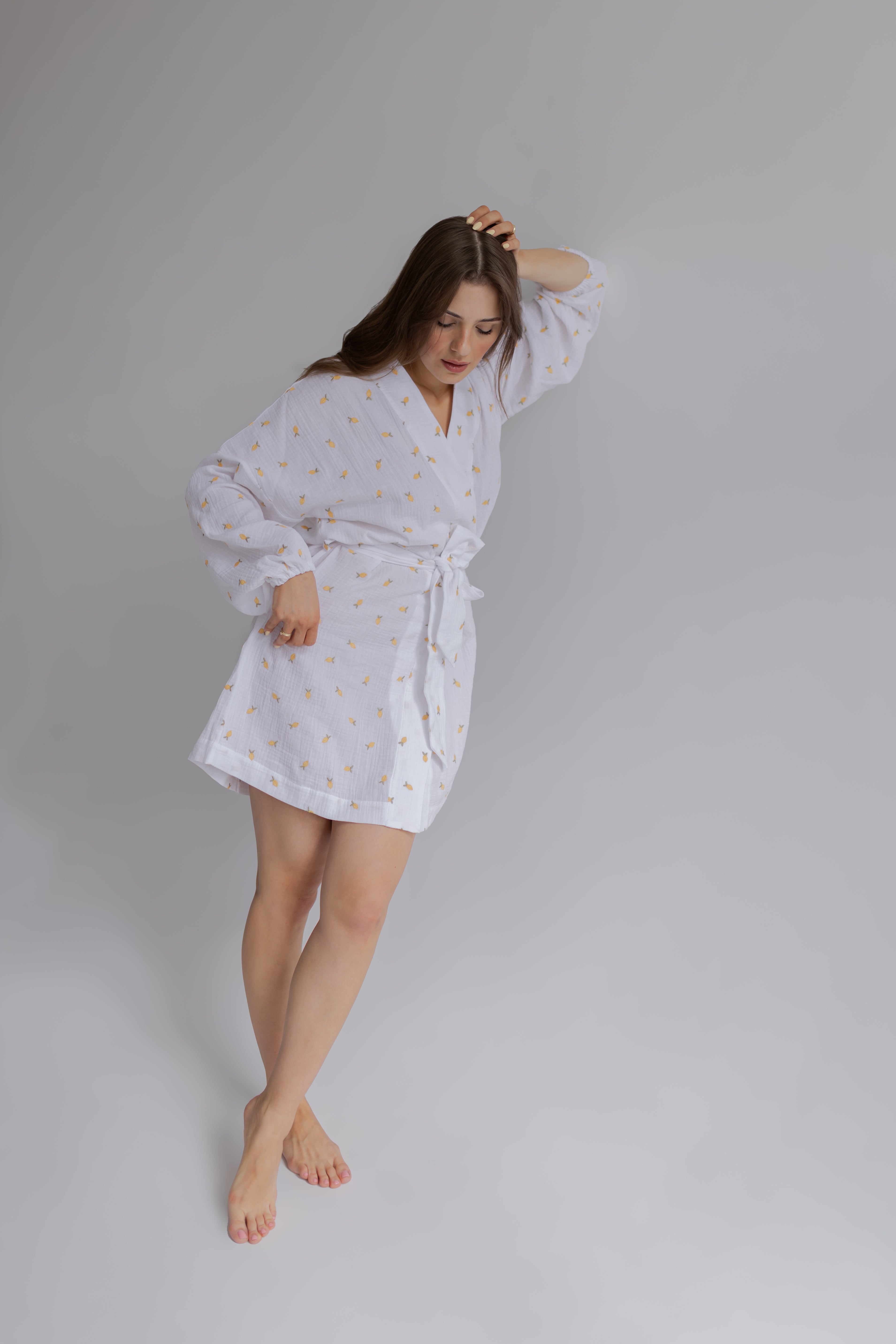 Kimono muślinowe Lemon