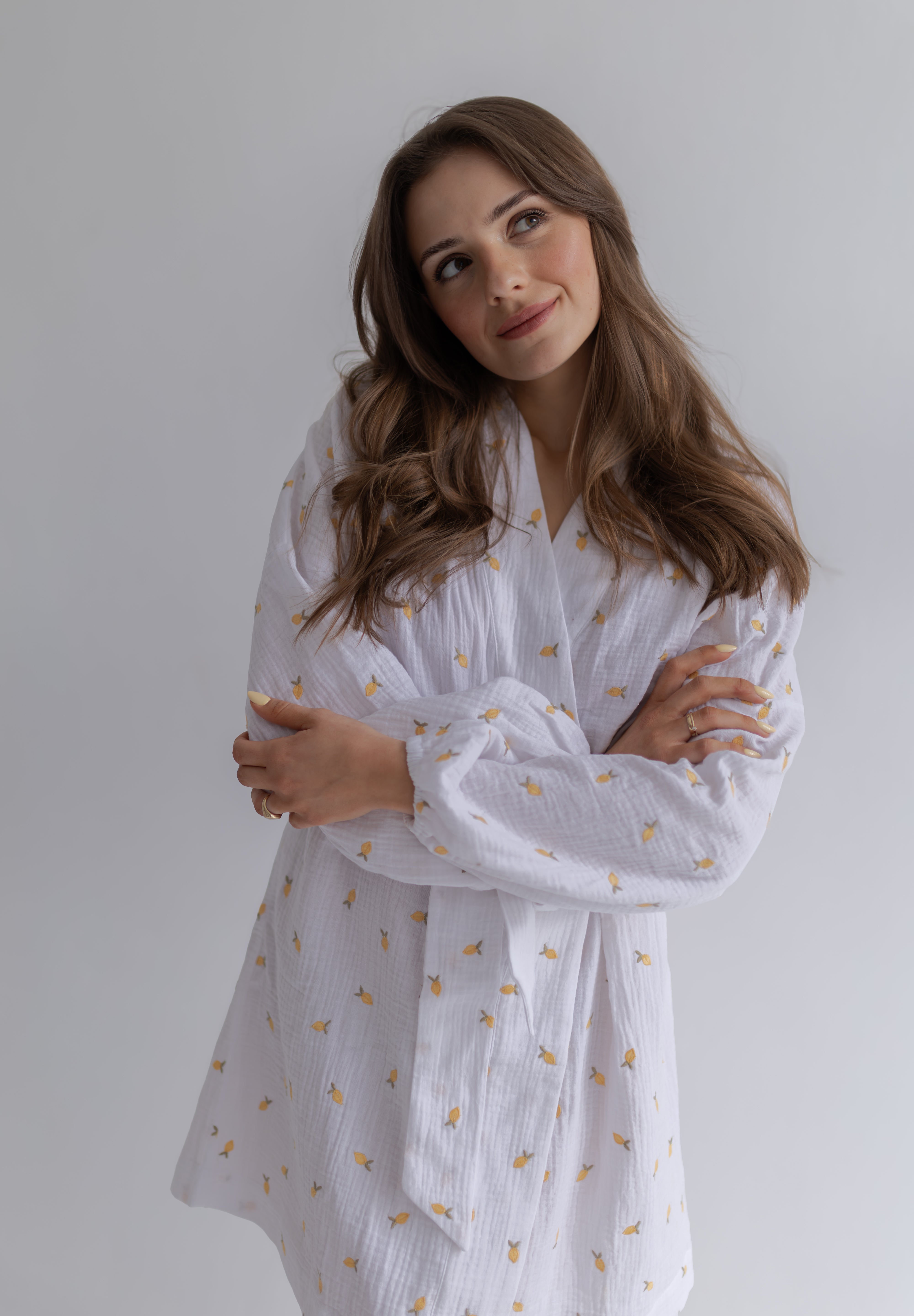 Kimono muślinowe Lemon