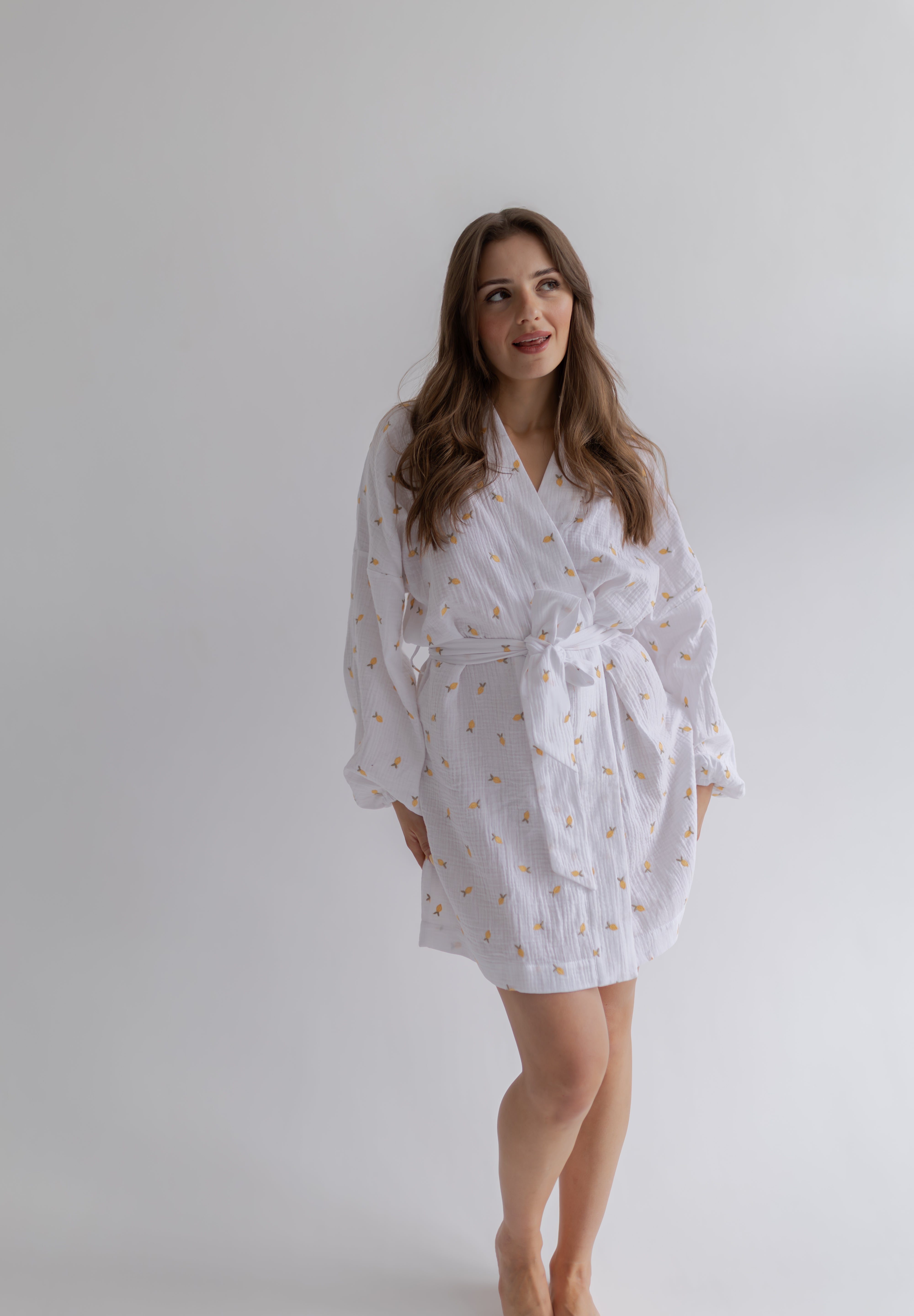 Kimono muślinowe Lemon