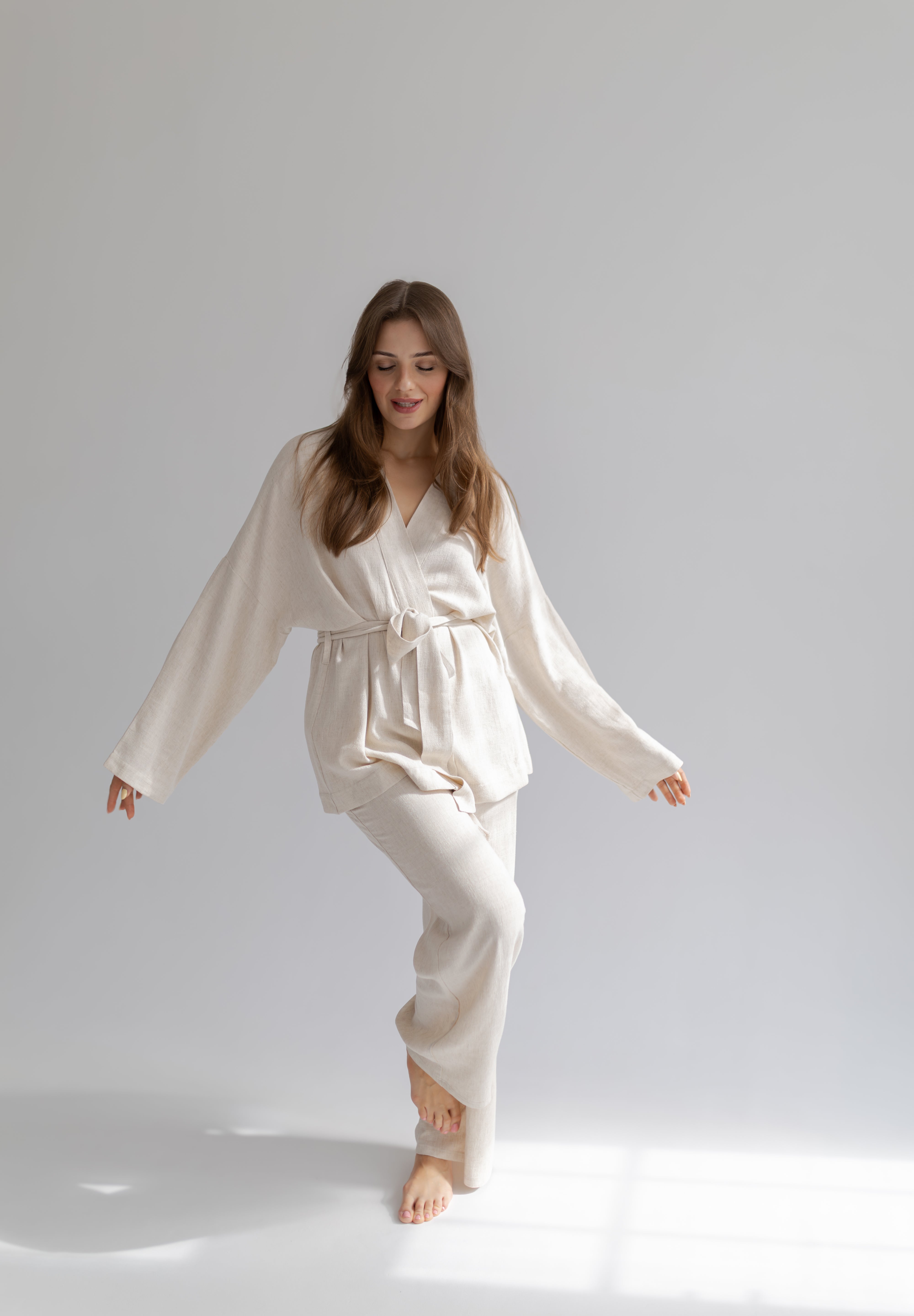 Spodnie Layla Oatmeal
