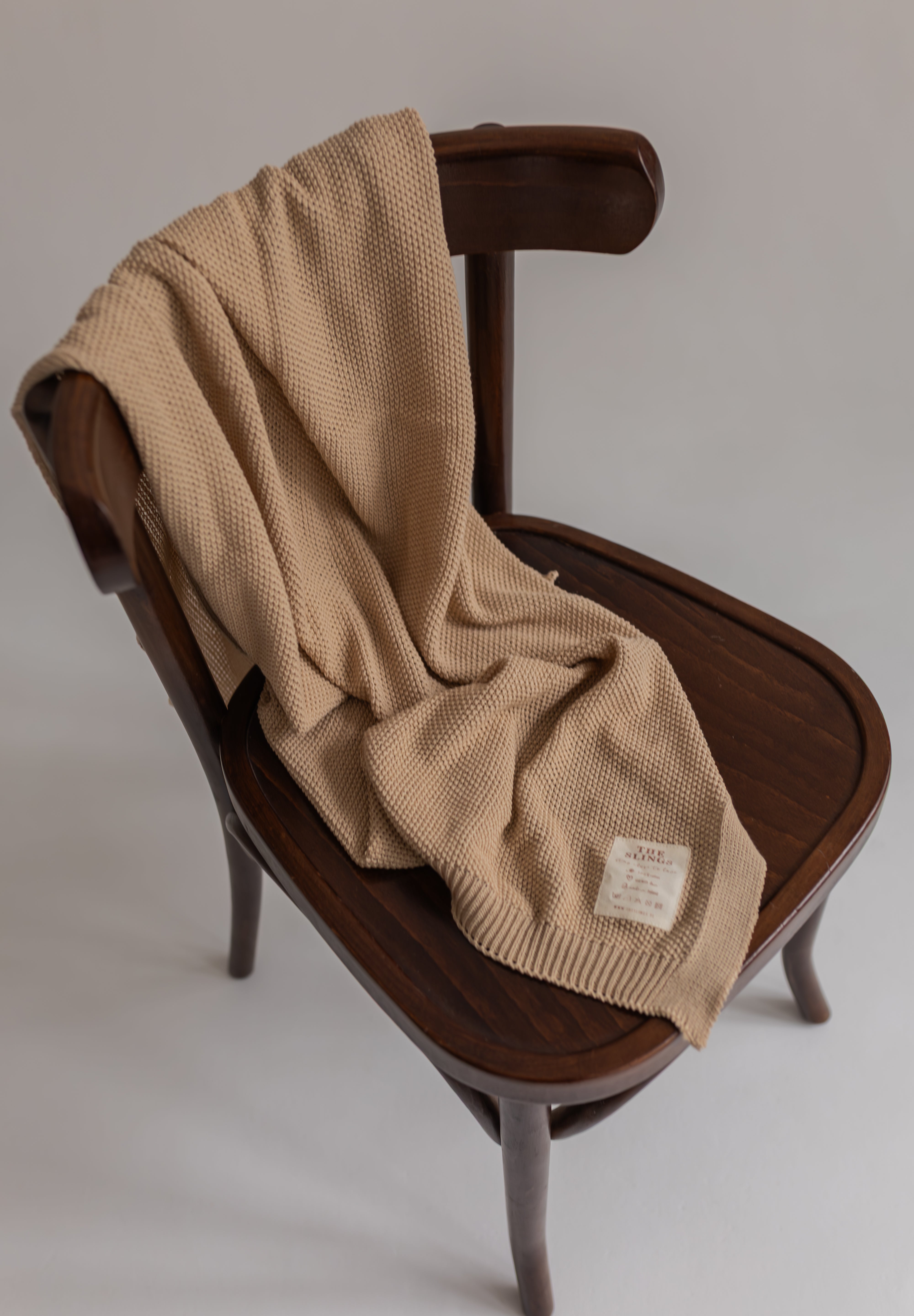 Bawełniany kocyk Softie Almond