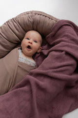 Bawełniany kocyk Softie Plum