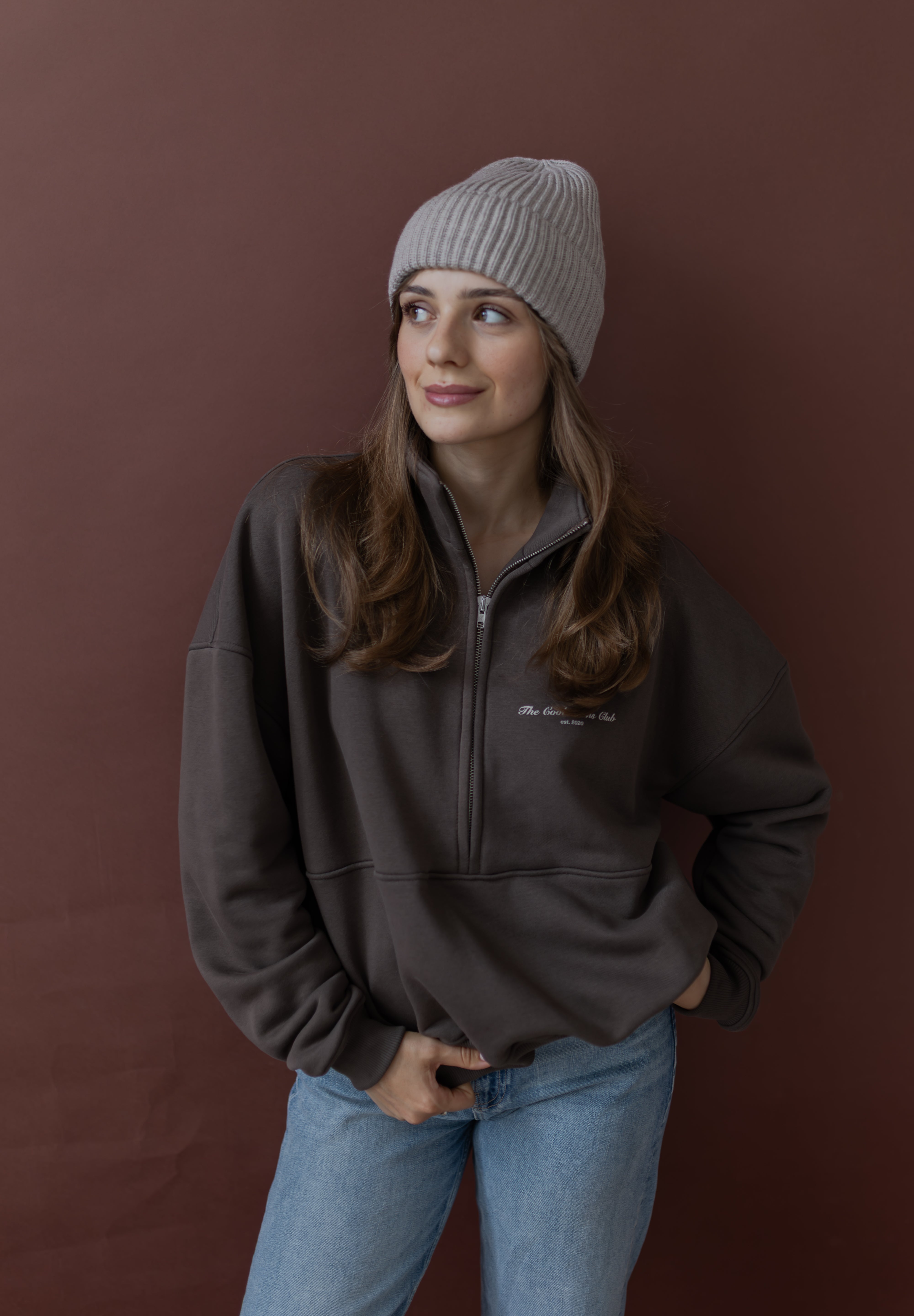 Tilia - czapka z wełny merino Sand